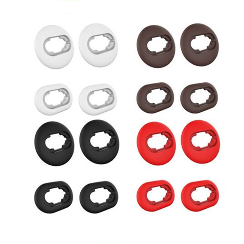 Silicone Ear Tip Replacement - 4 쌍 실리콘 이어 버드 케이스,
