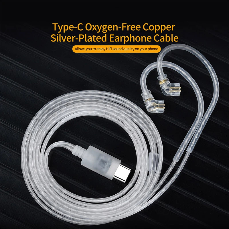 KZ 이어폰 케이블 OFC 은도금 업그레이드 케이블 와 - Usb C Earphone 리뷰 및 가격