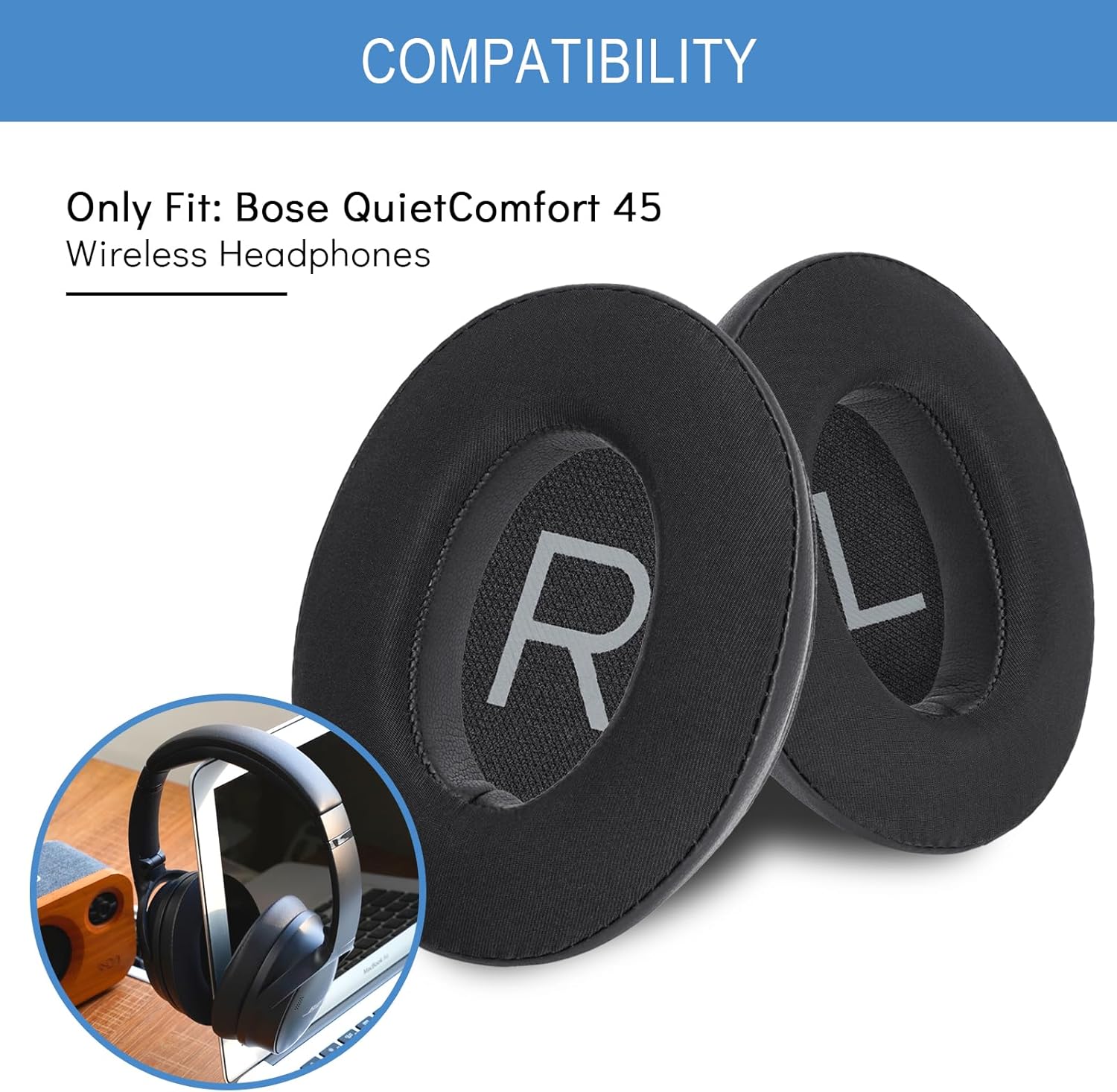 보스 QC45용 쿨링 젤 교체 이어패드, 보스 콰이엇컴 - Bose Headphone Qc45 리뷰 및 가격