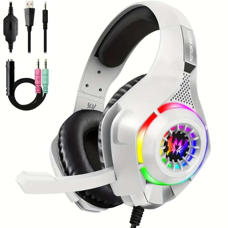 PC, PS4, PS5용 게이밍 헤드셋, 노이즈 캔슬링 - Gaming Headset Rgb 리뷰 및 가격